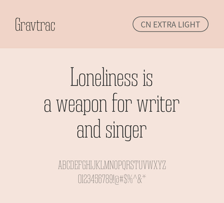 알파벳 영어 폰트 사람없음 OTF 라이트체 낱개폰트 설치폰트 디자인서체 영문폰트 Typodermic_서체 슬랩세리프체 gravtrac_서체 gravtraccn_서체 문자 파일형식