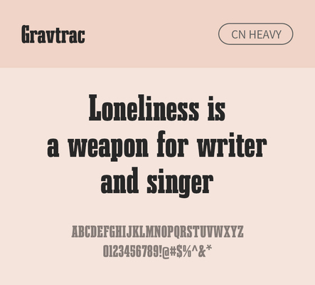 알파벳 영어 폰트 사람없음 OTF 낱개폰트 설치폰트 디자인서체 영문폰트 Typodermic_서체 슬랩세리프체 헤비체 gravtrac_서체 gravtraccn_서체 문자 파일형식