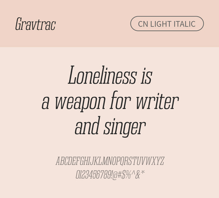 알파벳 영어 폰트 사람없음 OTF 라이트체 낱개폰트 설치폰트 디자인서체 영문폰트 Typodermic_서체 이탤릭체 슬랩세리프체 gravtrac_서체 gravtraccn_서체 문자 파일형식