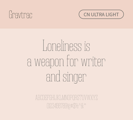 알파벳 영어 폰트 사람없음 OTF 라이트체 낱개폰트 설치폰트 디자인서체 영문폰트 Typodermic_서체 슬랩세리프체 gravtrac_서체 gravtraccn_서체 문자 파일형식