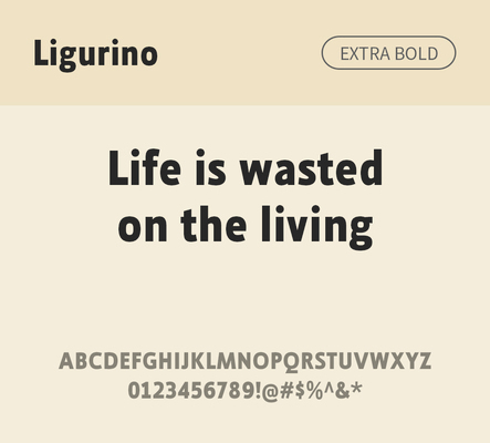 알파벳 영어 폰트 사람없음 OTF 낱개폰트 설치폰트 디자인서체 영문폰트 엑스트라볼드체 Typodermic_서체 산세리프체 ligurino_서체 문자 파일형식