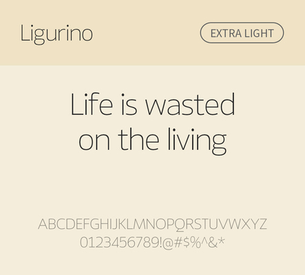 알파벳 영어 폰트 사람없음 OTF 라이트체 낱개폰트 설치폰트 디자인서체 영문폰트 Typodermic_서체 산세리프체 ligurino_서체 문자 파일형식