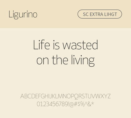 알파벳 영어 폰트 사람없음 OTF 라이트체 낱개폰트 설치폰트 디자인서체 영문폰트 Typodermic_서체 산세리프체 ligurino_서체 ligurinosc_서체 문자 파일형식