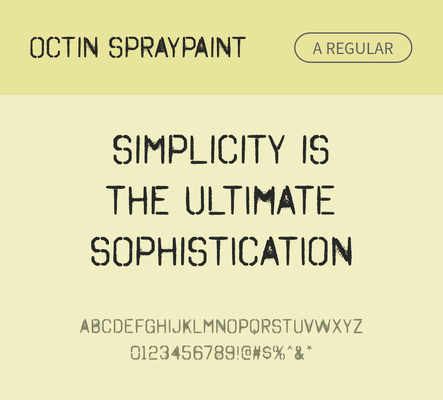 알파벳 영어 폰트 사람없음 OTF 레귤러체 낱개폰트 설치폰트 디자인서체 영문폰트 Typodermic_서체 octinspraypaint_서체 문자 파일형식