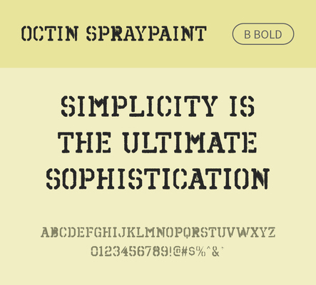 알파벳 영어 폰트 사람없음 OTF 볼드체 낱개폰트 설치폰트 디자인서체 영문폰트 Typodermic_서체 octinspraypaint_서체 문자 파일형식