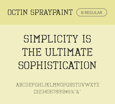 알파벳 영어 폰트 사람없음 OTF 레귤러체 낱개폰트 설치폰트 디자인서체 영문폰트 Typodermic_서체 octinspraypaint_서체 문자 파일형식