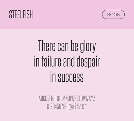 알파벳 영어 폰트 사람없음 OTF 볼드체 낱개폰트 설치폰트 디자인서체 영문폰트 Typodermic_서체 산세리프체 steelfish_서체 문자 파일형식