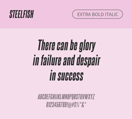 알파벳 영어 폰트 사람없음 OTF 낱개폰트 설치폰트 디자인서체 영문폰트 엑스트라볼드체 Typodermic_서체 산세리프체 이탤릭체 steelfish_서체 문자 파일형식