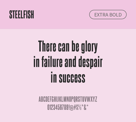 알파벳 영어 폰트 사람없음 OTF 낱개폰트 설치폰트 디자인서체 영문폰트 엑스트라볼드체 Typodermic_서체 산세리프체 steelfish_서체 문자 파일형식