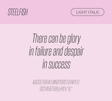 알파벳 영어 폰트 사람없음 OTF 라이트체 낱개폰트 설치폰트 디자인서체 영문폰트 Typodermic_서체 산세리프체 이탤릭체 steelfish_서체 문자 파일형식