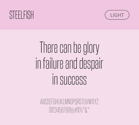 알파벳 영어 폰트 사람없음 OTF 라이트체 낱개폰트 설치폰트 디자인서체 영문폰트 Typodermic_서체 산세리프체 steelfish_서체 문자 파일형식