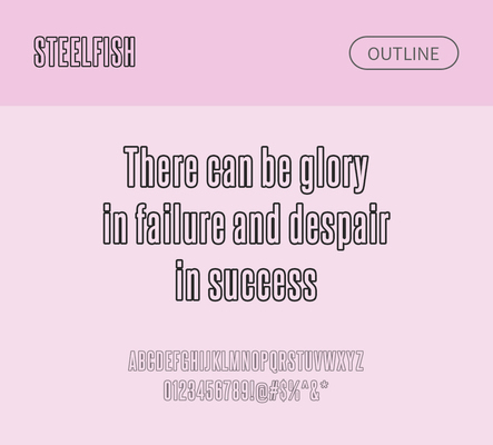 알파벳 영어 폰트 사람없음 OTF 낱개폰트 설치폰트 디자인서체 영문폰트 Typodermic_서체 산세리프체 steelfish_서체 문자 파일형식