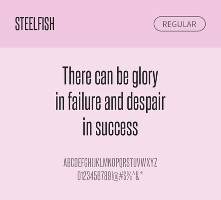 알파벳 영어 폰트 사람없음 OTF 레귤러체 낱개폰트 설치폰트 디자인서체 영문폰트 Typodermic_서체 산세리프체 steelfish_서체 문자 파일형식