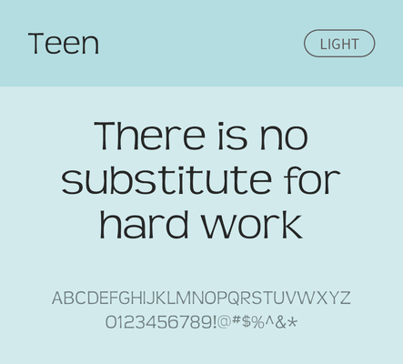 알파벳 영어 폰트 사람없음 OTF 라이트체 낱개폰트 설치폰트 디자인서체 영문폰트 Typodermic_서체 산세리프체 teen_서체 문자 파일형식