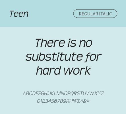 알파벳 영어 폰트 사람없음 OTF 레귤러체 낱개폰트 설치폰트 디자인서체 영문폰트 Typodermic_서체 산세리프체 이탤릭체 teen_서체 문자 파일형식