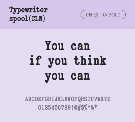 알파벳 영어 폰트 사람없음 OTF 낱개폰트 설치폰트 디자인서체 영문폰트 엑스트라볼드체 Typodermic_서체 활자체 typewriterspoolcln_서체 typewriterspoolclncn_서체 문자 파일형식