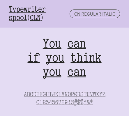 알파벳 영어 폰트 사람없음 OTF 레귤러체 낱개폰트 설치폰트 디자인서체 영문폰트 Typodermic_서체 이탤릭체 활자체 typewriterspoolcln_서체 typewriterspoolclncn_서체 문자 파일형식