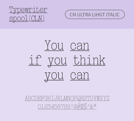 알파벳 영어 폰트 사람없음 OTF 라이트체 낱개폰트 설치폰트 디자인서체 영문폰트 Typodermic_서체 이탤릭체 활자체 typewriterspoolcln_서체 typewriterspoolclncn_서체 문자 파일형식