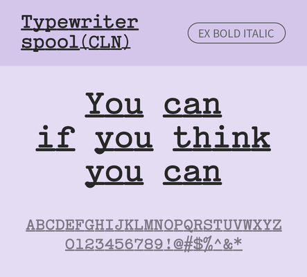 알파벳 영어 폰트 사람없음 OTF 볼드체 낱개폰트 설치폰트 디자인서체 영문폰트 Typodermic_서체 이탤릭체 활자체 typewriterspoolcln_서체 typewriterspoolclnex_서체 문자 파일형식