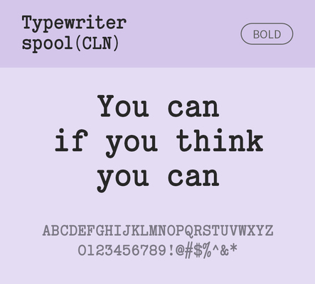 알파벳 영어 폰트 사람없음 OTF 볼드체 낱개폰트 설치폰트 디자인서체 영문폰트 Typodermic_서체 활자체 typewriterspoolcln_서체 문자 파일형식