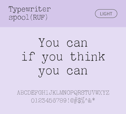 알파벳 영어 폰트 사람없음 OTF 라이트체 낱개폰트 설치폰트 디자인서체 영문폰트 Typodermic_서체 활자체 typewriterspoolruf_서체 문자 파일형식