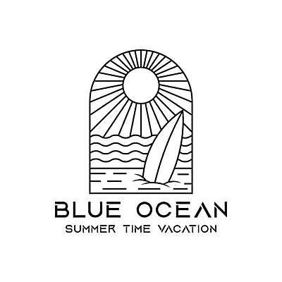 EPS 해외이미지 물결 바다 라인일러스트 일러스트 사람없음 여름 태양 검은색 서핑보드 심볼 라인아트 아치 해외일러스트 자연요소 계절 선 컬러 보드_스포츠 파일형식 벡터 이미지허브