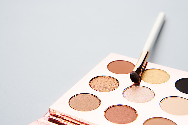 포토 JPG 해외이미지 사람없음 세트 뷰티 화장품 오브젝트 아이섀도 메이크업브러쉬 해외포토 붓 파일형식 이미지허브