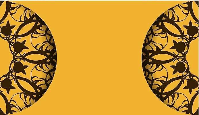 EPS 해외이미지 디자인 백그라운드 패턴 일러스트 사람없음 노란색 화려 해외일러스트 컬러 컨셉 무늬 파일형식 벡터 이미지허브