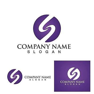 EPS 해외이미지 디자인 알파벳 일러스트 비즈니스 사람없음 보라색 심볼 S 엘리먼트 브랜딩 해외일러스트 영어 컬러 파일형식 벡터 이미지허브