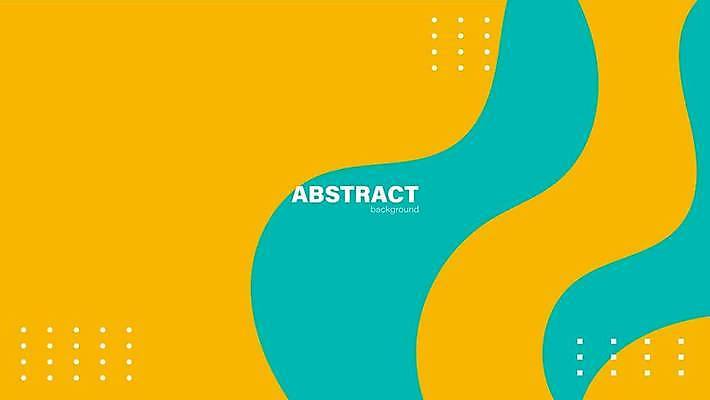 EPS 해외이미지 백그라운드 곡선 일러스트 추상 사람없음 노란색 점 웨이브 민트색 해외일러스트 선 컬러 무늬 파일형식 벡터 이미지허브