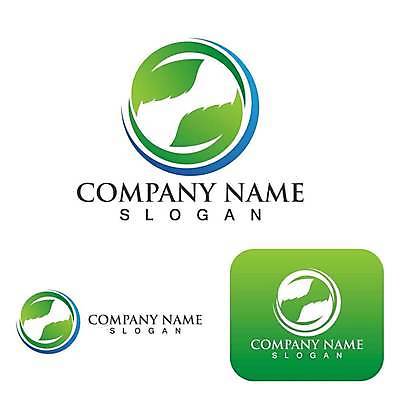 EPS 해외이미지 디자인 지구 잎 일러스트 사람없음 초록색 심볼 에코 유기농 엘리먼트 해외일러스트 식물 웰빙 컬러 환경 파일형식 벡터 이미지허브