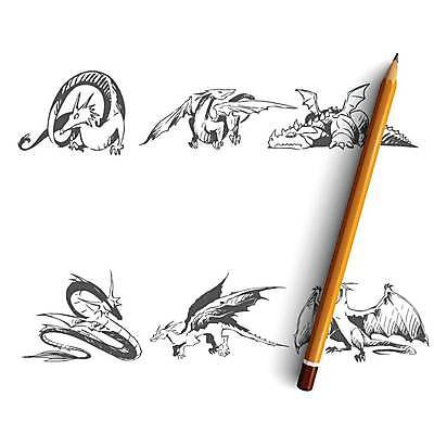 EPS 해외이미지 동물 전통 디자인 종교 문화 야생동물 컨셉 날개 일러스트 파충류 불 생물 종류 이야기 동양인 인종 장식 세트 수확 용 뱀 중세 역사 악마 스케치 심볼 오브젝트 사인 공룡 꼬리 도마뱀 손그림 공상 마법 동쪽 타입 고립 마스코트 몬스터 전설 진짜 레터링 해외일러스트 자연요소 농업 미술 사람 방향 파일형식 벡터 이미지허브