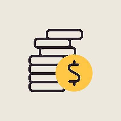 EPS 해외이미지 돈 일러스트 사람없음 금융 노란색 쌓기 동전 동전탑 해외일러스트 컬러 모션 경제 재산 파일형식 벡터 이미지허브