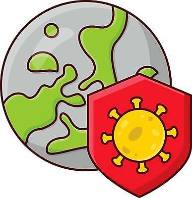 EPS 해외이미지 일러스트 의학 사람없음 원형 바이러스 방패 해외일러스트 도형 파일형식 벡터 이미지허브