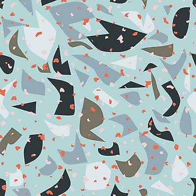 EPS 해외이미지 하늘색 패턴 일러스트 사람없음 패턴백그라운드 테라조 해외일러스트 백그라운드 무늬 파란색 파일형식 벡터 이미지허브