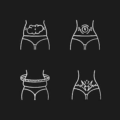 EPS 해외이미지 디자인 여자 선 백그라운드 컨셉 일러스트 세트 검은색 웹 칠판 고통 흰색 낙서 몸무게 스케치 수집 비만 심볼 사인 그림 분필 윤곽 치수 손그림 팩 고립 기간 복근 증상 활자 복부 해외일러스트 감정 컬러 인터넷 근육 미술 사람 신체부위 화장품 몸매 초크 활자판 파일형식 벡터 이미지허브