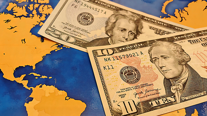 포토 JPG 해외이미지 지폐 사람없음 파란색 노란색 달러 해외포토 컬러 돈 파일형식 이미지허브