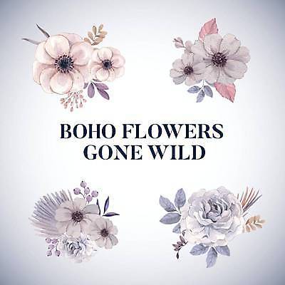 EPS 해외이미지 꽃 잎 일러스트 프레임 사람없음 보라색 다양 화려 꽃프레임 엘리먼트 해외일러스트 식물 컬러 다수 컨셉 파일형식 벡터 이미지허브