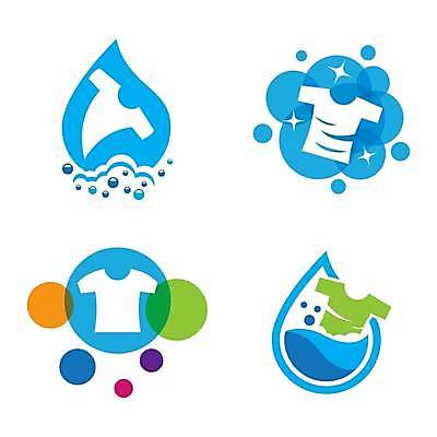 EPS 해외이미지 템플릿 디자인 옷 백그라운드 컨셉 가사 일러스트 회사 비즈니스 건조 물 파란색 상점 기계 원형 빨래 청소 심볼 순수 서비스 비누 세탁기 고립 해외일러스트 자연요소 도형 컬러 위생용품 가전제품 파일형식 벡터 이미지허브