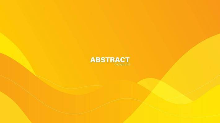 EPS 해외이미지 백그라운드 곡선 일러스트 추상 사람없음 노란색 웨이브 심플 겹침 해외일러스트 선 컬러 무늬 파일형식 벡터 이미지허브