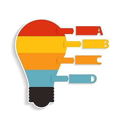 EPS 해외이미지 디자인 일러스트 비즈니스 전구 사람없음 그래픽 자료 인포그래픽 엘리먼트 전구모양 해외일러스트 모양 파일형식 벡터 이미지허브