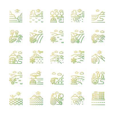 EPS 해외이미지 클립아트 디자인 선 컨셉 농업 일러스트 미술 풍경 경사 초록색 세트 픽토그램 노란색 웹 추위 뜨거움 플랫 큼 땅 수집 심볼 사인 보따리 그림 심플 윤곽 지역 팩 타입 조립 고립 땅바닥 얇은 지리 지질학 항목 해외일러스트 교육 산업 컬러 인터넷 문화예술 바닥 화장품 크기 파일형식 벡터 이미지허브