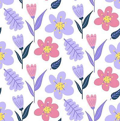 EPS 해외이미지 꽃 분홍색 백그라운드 잎 패턴 일러스트 사람없음 보라색 파스텔톤 보테니컬아트 해외일러스트 식물 컬러 무늬 파일형식 벡터 이미지허브