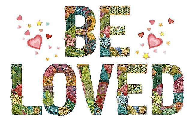 EPS 해외이미지 일러스트 사랑 타이포그라피 사람없음 단어 화려 젠탱글 해외일러스트 문자 감정 컨셉 파일형식 벡터 이미지허브