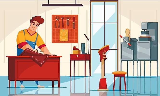 EPS 해외이미지 템플릿 직업 캐릭터 손 디자인 행복 포스터 백그라운드 신발 일러스트 벽지 부츠 미술 사람 타이포그라피 장식 상점 기계 장비 덮개 공구 업무 바늘 작업실 실 수리 인쇄 바느질 가죽 디자이너 만화 책상 서비스 레이아웃 고정 장인 타이틀 조작 유일 해외일러스트 일러캐릭터 문자 감정 가구 문화예술 신체부위 뚜껑 도구 작업 파일형식 벡터 이미지허브