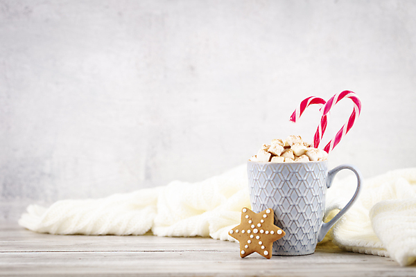 포토 JPG 해외이미지 크리스마스 크리스마스용품 실내 사람없음 쿠키 니트 코코아 지팡이사탕 해외포토 기념일 음료 상의 디저트 사탕 내부 용품 파일형식 이미지허브