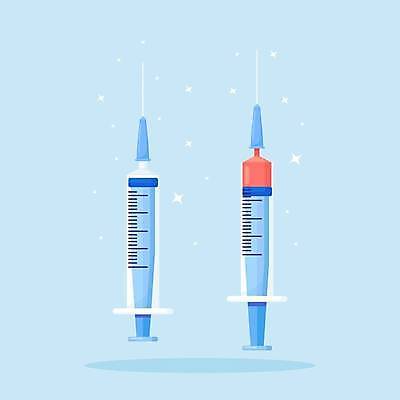 EPS 해외이미지 일러스트 주사기 사람없음 파란색 반짝임 혈액 오브젝트 항생제 해외일러스트 컬러 의료기기 모션 약 파일형식 벡터 이미지허브