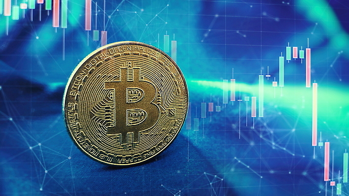 포토 JPG 해외이미지 그래프 사람없음 파란색 디지털 동전 금색 주식 가상화폐 해외포토 컬러 돈 금융 파일형식 이미지허브