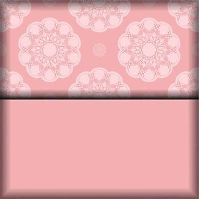 EPS 해외이미지 문양 분홍색 일러스트 프레임 사람없음 화려 고급 빅토리아 카피스페이스 해외일러스트 컬러 컨셉 공백 파일형식 벡터 이미지허브