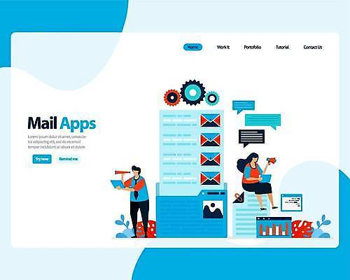 EPS 해외이미지 템플릿 캐릭터 디자인 배너 인터넷 일러스트 회사 비즈니스 통신 모바일 봉투 사람 디지털 웹 오픈 메시지 이메일 플랫 어플리케이션 만화 편지 알림 심볼 서비스 사인 문서 페이지 온라인 뉴스레터 주소 마케팅 스팸 업데이트 엘리먼트 착륙 해외일러스트 일러캐릭터 파일형식 벡터 이미지허브